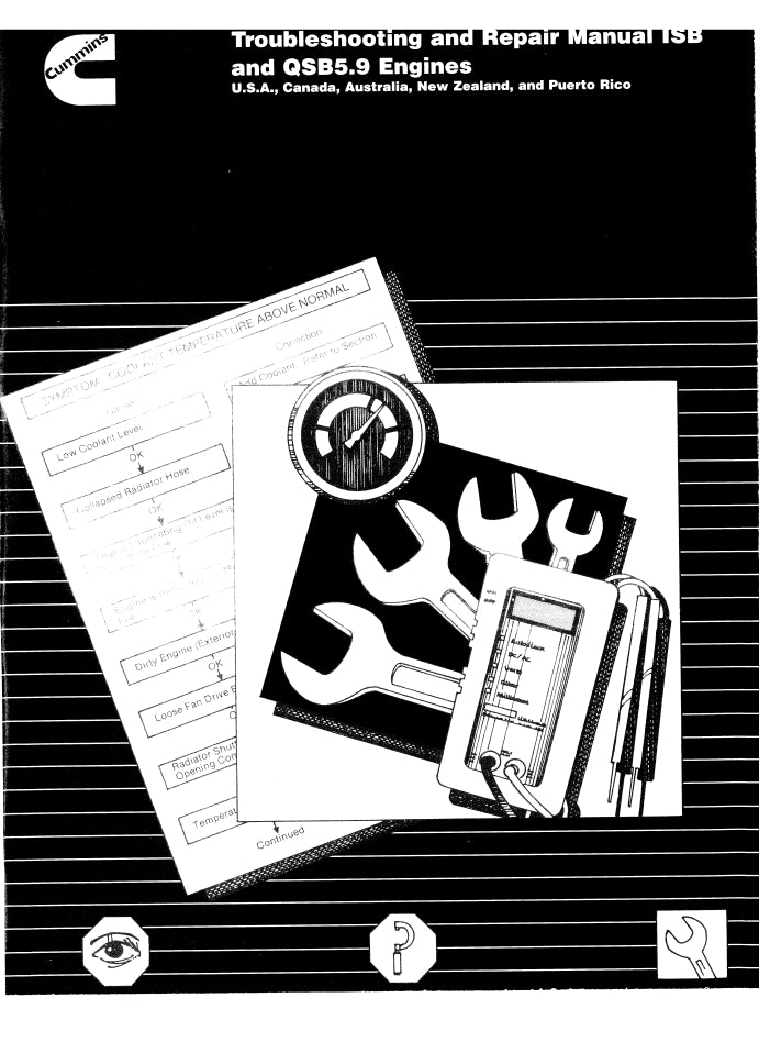troubleshooting and repair Manual I,QSB5.9,ISL Engines