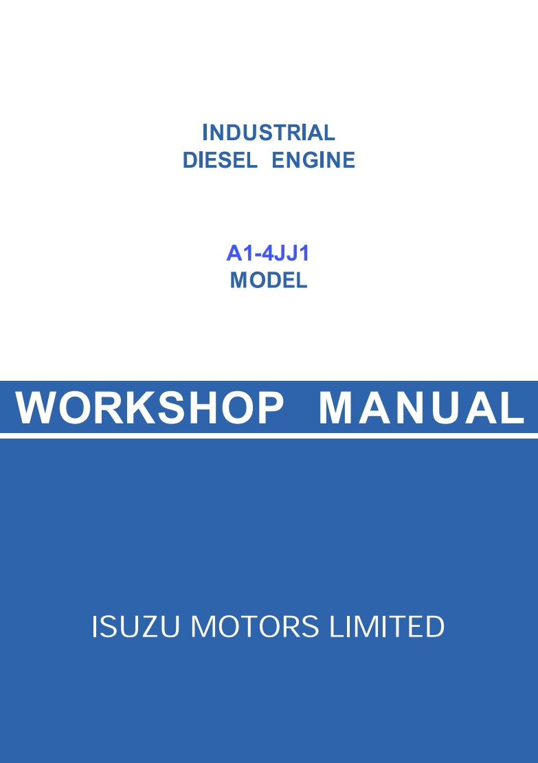 Industrial Diesel Engine A1-4JJ1 Model