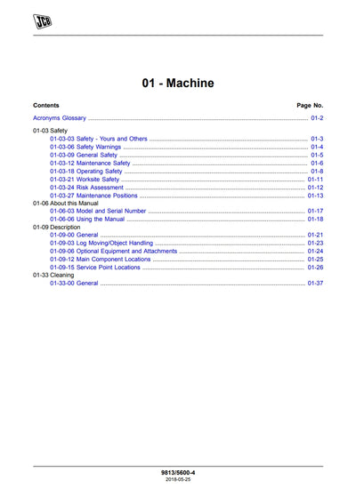 SERVICE MANUAL LOADALL (ROUGH TERRAIN VARIABLE REACH TRUCK) 526-56, 531-70, 531-T70, 533-105, 535-95, 535-T95, 536-60, 536-70, 536-70LC, 536-T70, 536-T70LP, 541-70, 541-T70, 550-80