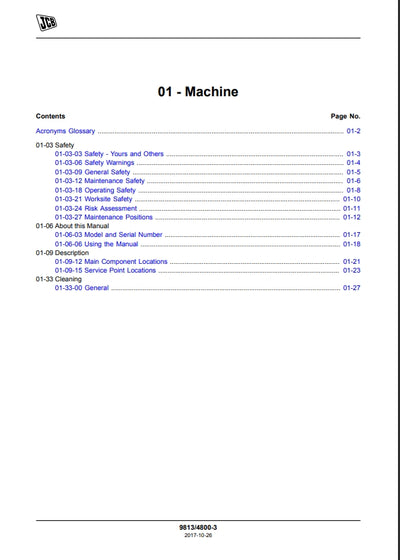 SERVICE MANUAL LOADER 455ZX