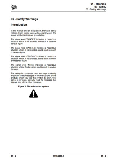 SERVICE MANUAL WHEELED EXCAVATOR JCB HYDRADIG 110W