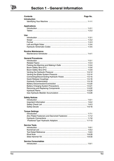 Service Manual - Side Engine Loadalls - SH,SL Engines