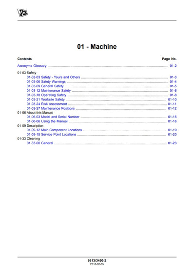 SERVICE MANUAL EXCAVATOR 67C-1