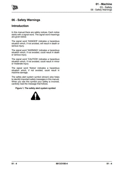 SERVICE MANUAL LOADER 406, 407, 409