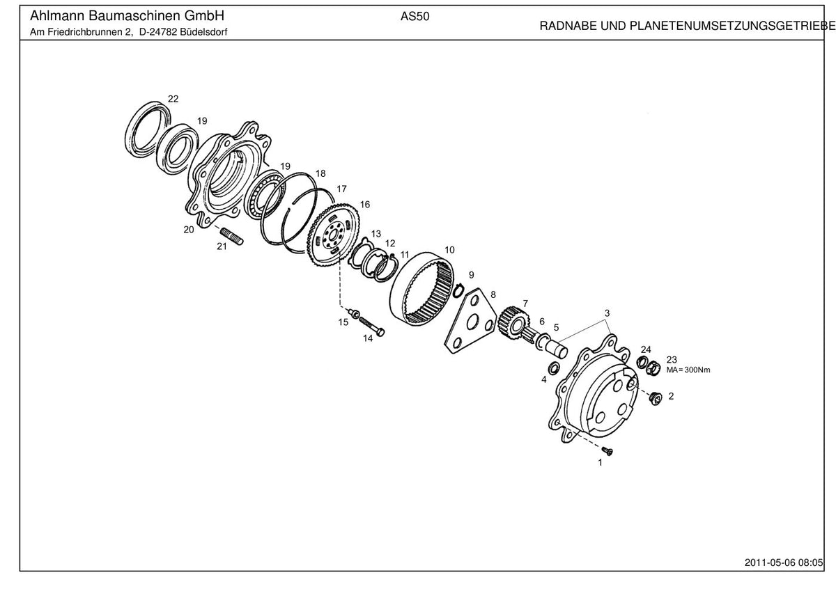 Ahlmann AF60e Wheel Loader Parts Catalog – sample page 3
