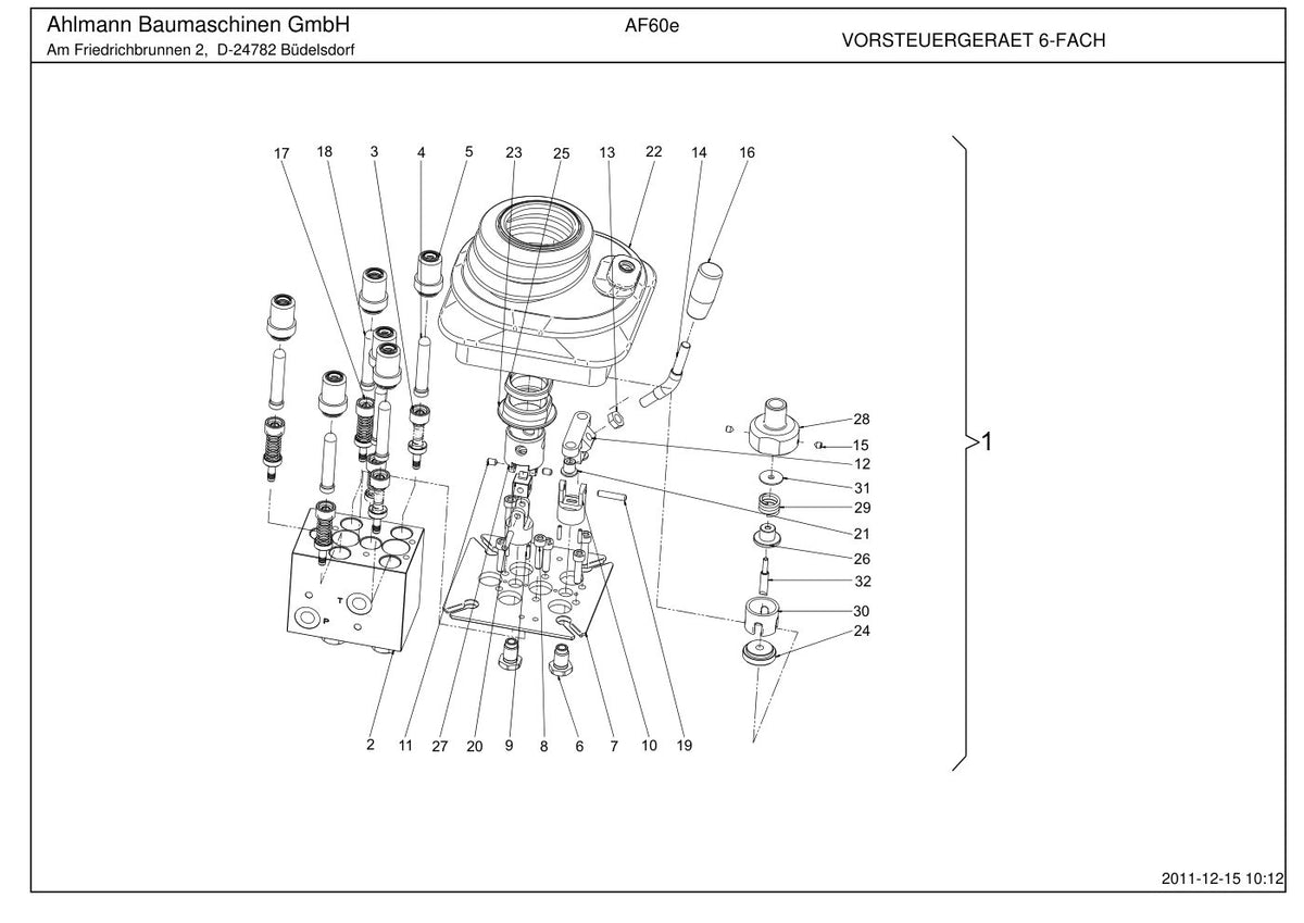 Ahlmann AF60e Wheel Loader Parts Catalog – sample page 4