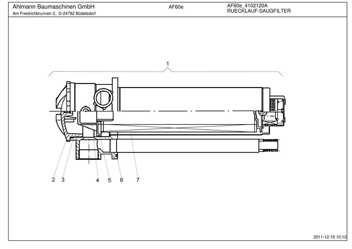 Ahlmann AF60e Wheel Loader Parts Catalog – sample page 5