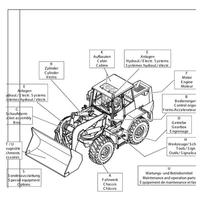 Ahlmann AS200 (AZ200) Swing Loader Parts Catalog – cover