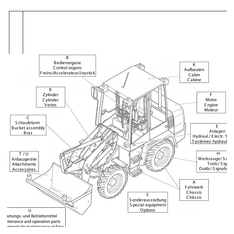 Ahlmann AS45 (AZ45) Swing Loader Parts Catalog – cover
