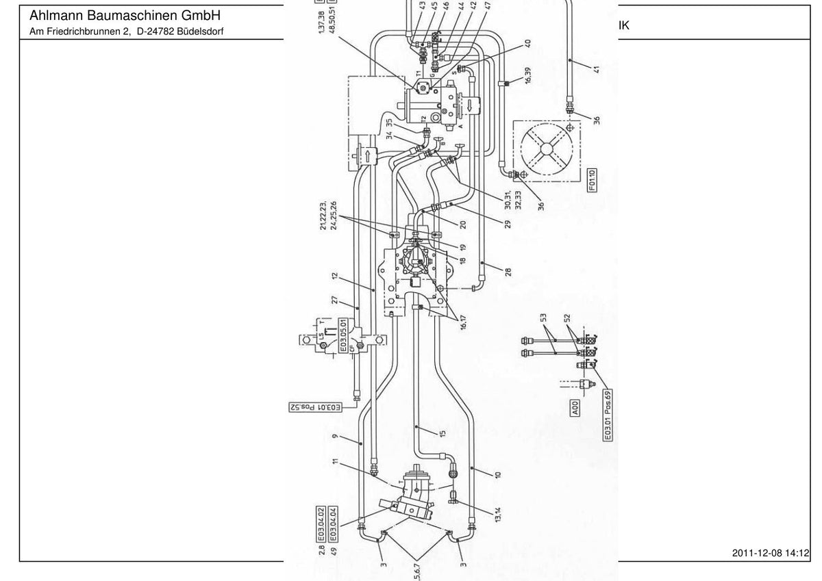 Ahlmann AS45 (AZ45) Swing Loader Parts Catalog – sample page 2