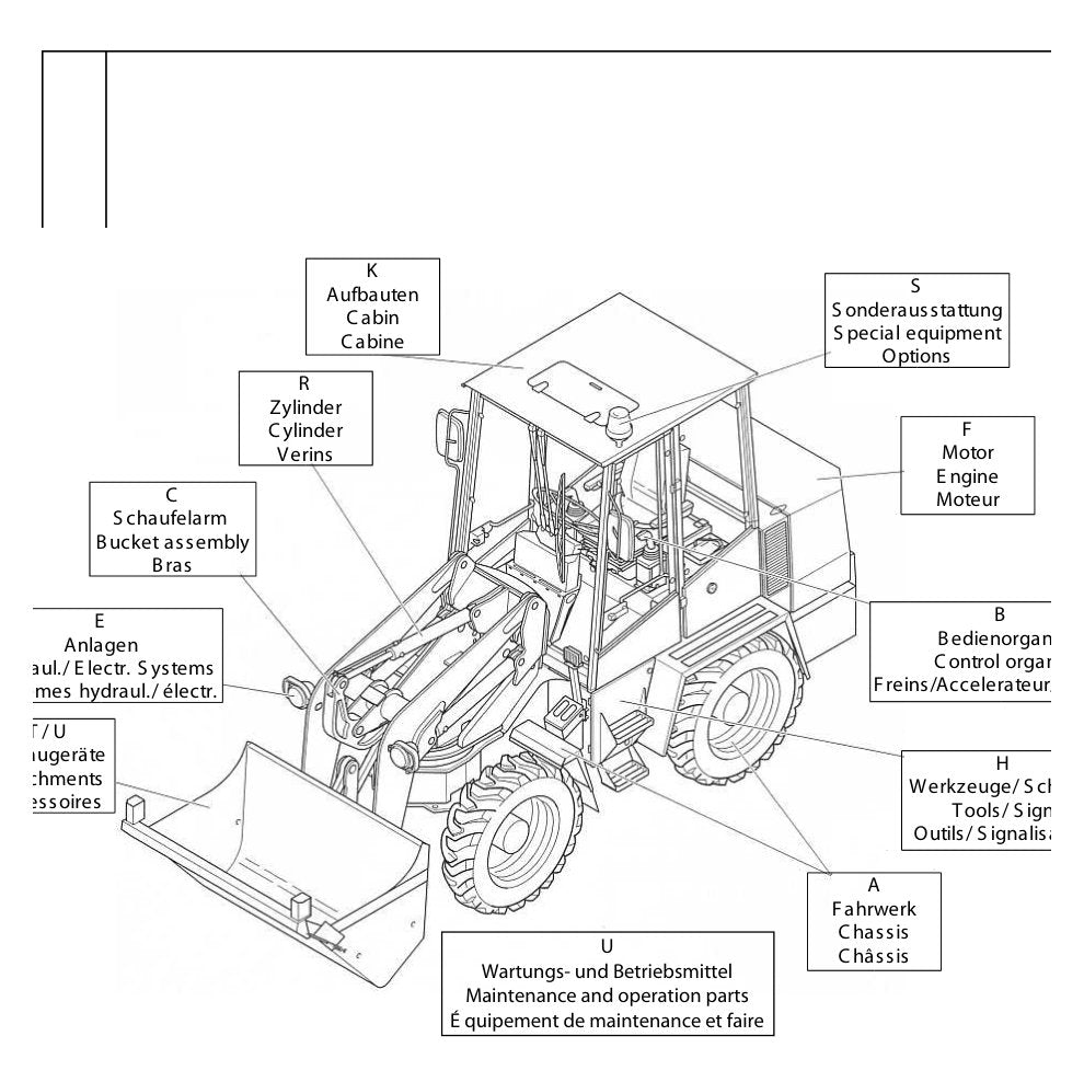 Ahlmann AS5, AS6 (AZ6) Swing Loader Parts Catalog – cover