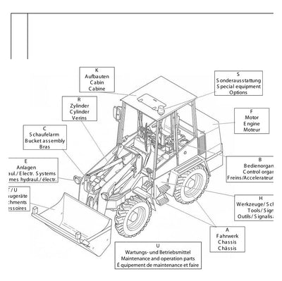 Ahlmann AS5, AS6 (AZ6) Swing Loader Parts Catalog – cover