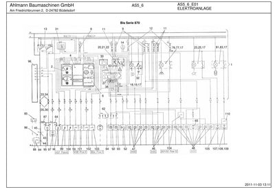Ahlmann AS5, AS6 (AZ6) Swing Loader Parts Catalog – sample page 1