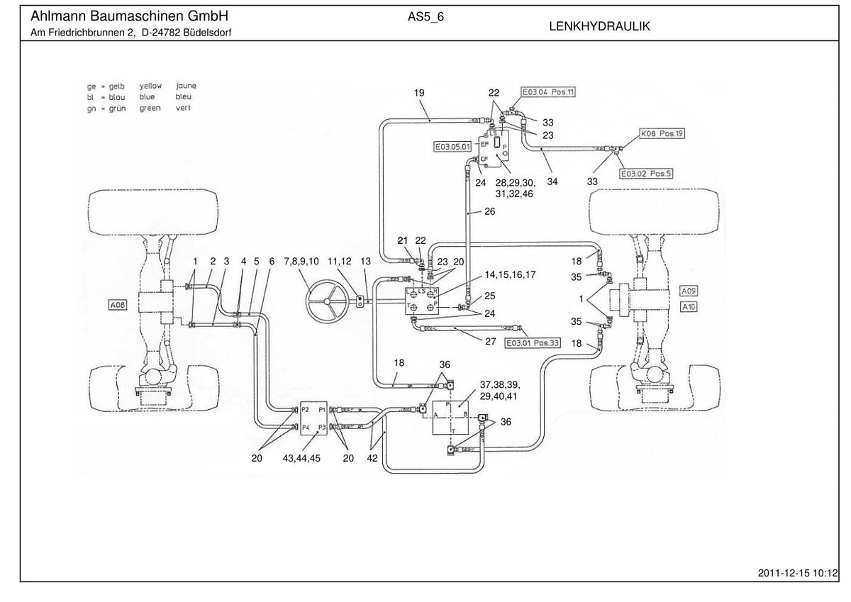 Ahlmann AS5, AS6 (AZ6) Swing Loader Parts Catalog – sample page 2