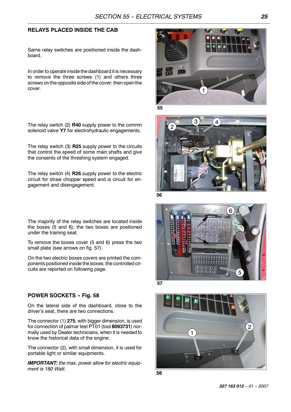 Laverda 205 REV, 225 REV, 255 REV, 256 REV Combine Workshop Manual Update 327163012 (Tier III) – sample page 3