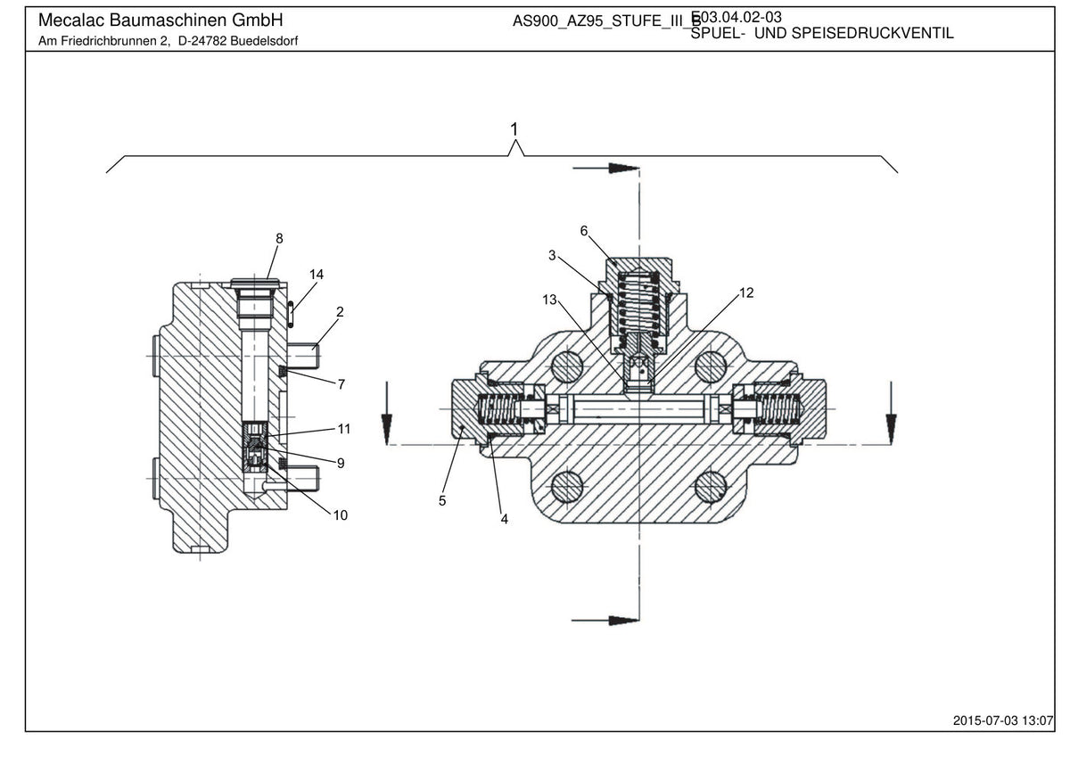 Ahlmann AS900 Stage III B (AZ95) Swing Loader Parts Catalog – sample page 3