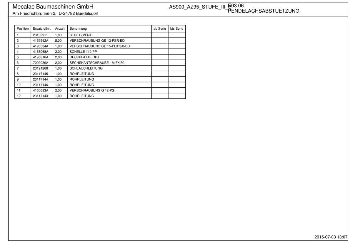 Ahlmann AS900 Stage III B (AZ95) Swing Loader Parts Catalog – sample page 4