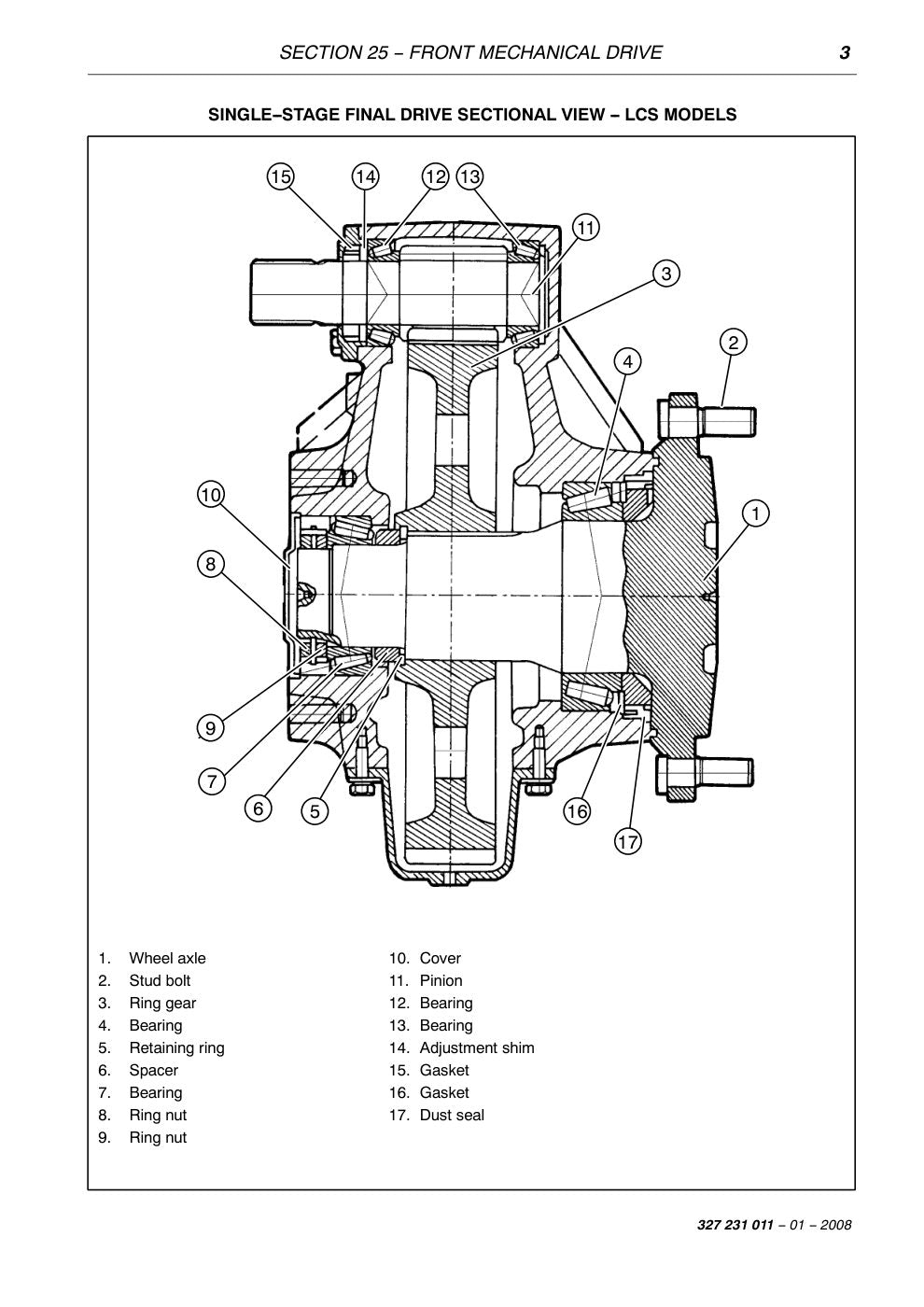 Laverda 225, 255, 256, 286, 296 LCS Combine Harvester Workshop Manual – sample page 2