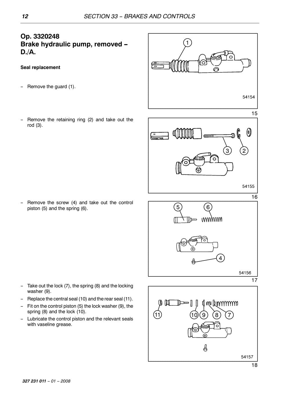 Laverda 225, 255, 256, 286, 296 LCS Combine Harvester Workshop Manual – sample page 3