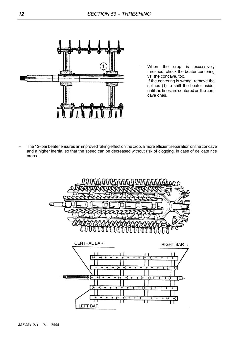 Laverda 225, 255, 256, 286, 296 LCS Combine Harvester Workshop Manual – sample page 5