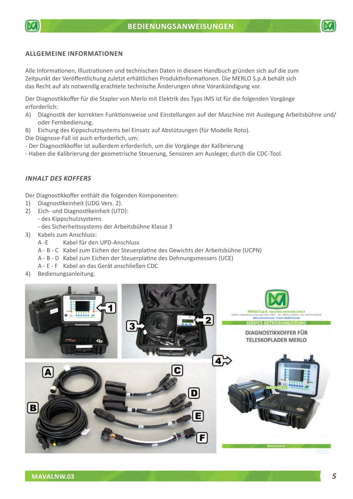 Merlo Roto IMS R38.14, R38.16, R50.10S Service Manual Set (up to S/N C036141, German) – sample page 4