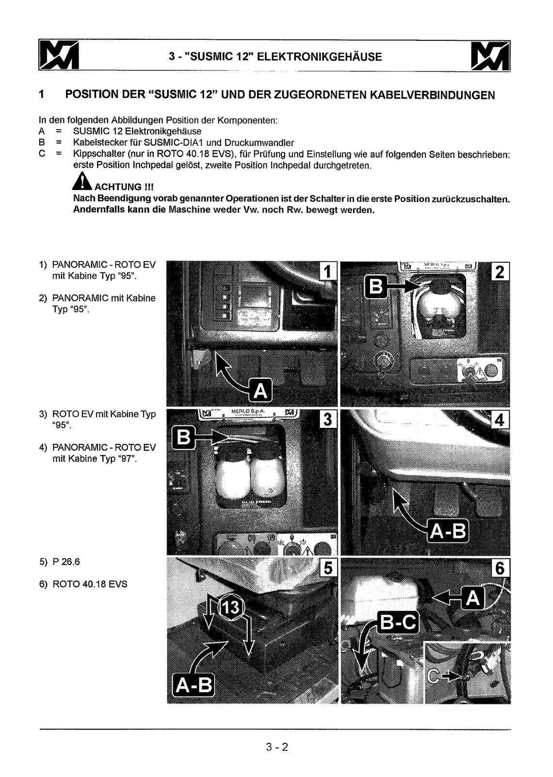 Merlo Roto EVS R40.18, R40.21 Hydraulic & Electrical Diagrams (from S/N 714561) – sample page 1