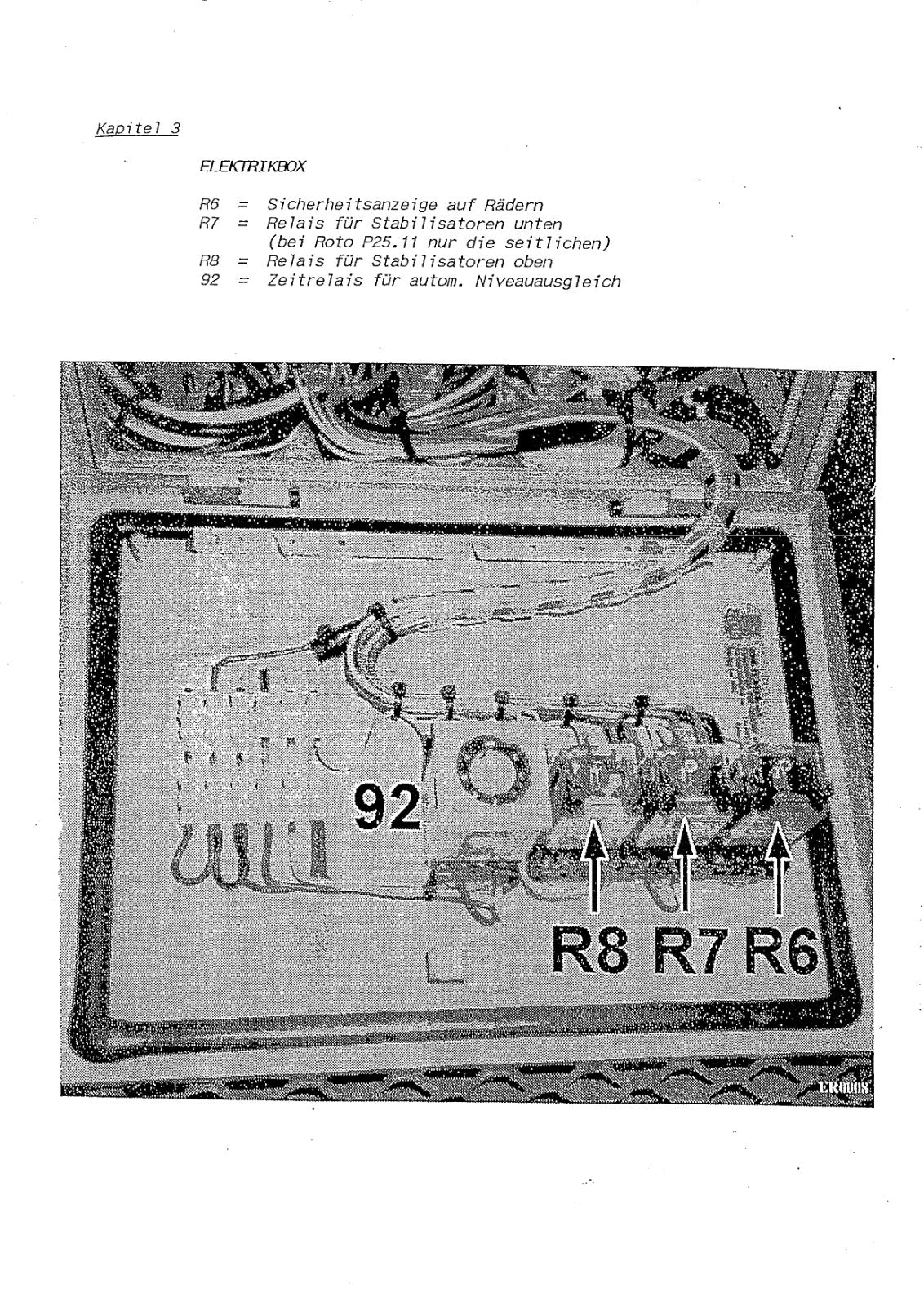 Merlo Roto XS P30.13XS, P25.11XS Parts Manual, Hydraulic & Electrical Diagrams – sample page 5