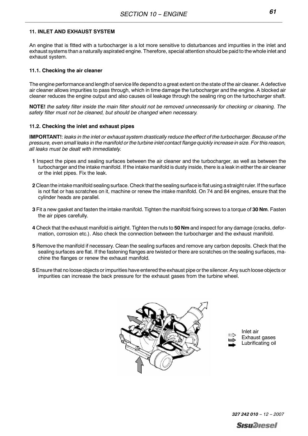 Laverda SisuDiesel 74 CTA 4V, 84 CTA 4V Tier 3 Engine Workshop Manual – sample page 2