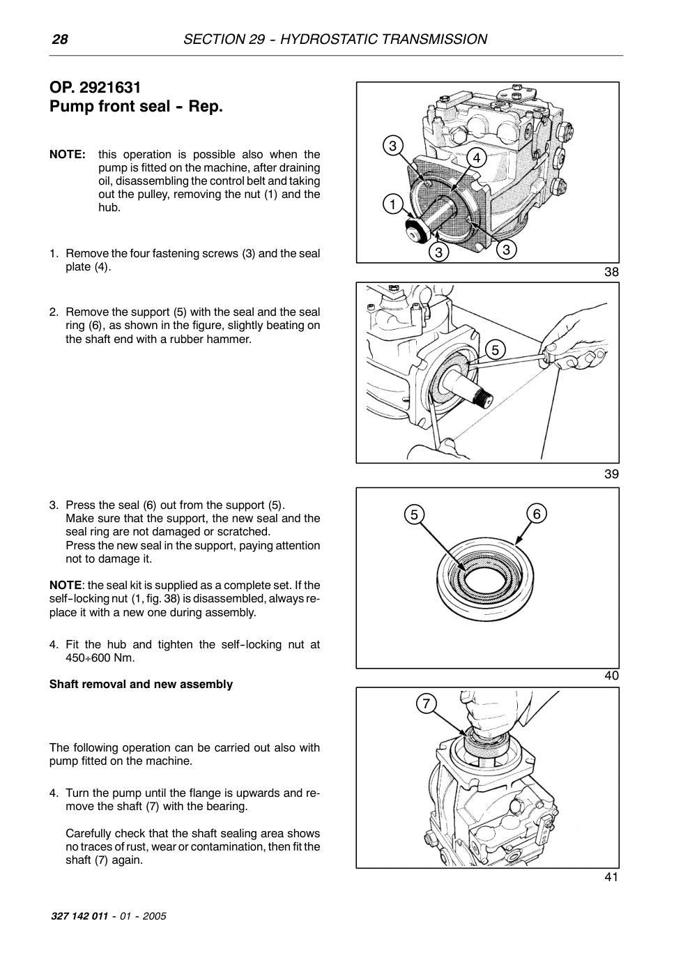 Laverda M303, M304, M304 LS 4WD, M305, M306, M306 LS 4WD Combine Harvester Workshop Manual – sample page 4