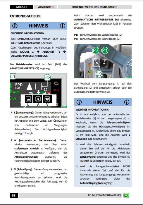 Merlo Multifarmer MF40.7 – 40.9CS Service Manual, Mechanic Manual, Hydraulic & Electrical Diagram DE [PDF]