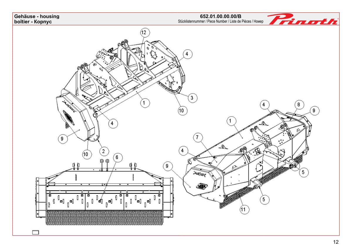 Merlo Treemme MM350X Service & Maintenance Manual, Parts Manual, Hydraulic & Electrical Diagrams – sample page 2