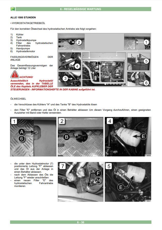 Merlo ROTO MCSS (R40.25 – R40.26 – R40.30 – R45.19 – R45.21, R50.16 – R60.24) Service Manual, Mechanic Manual, Hydraulic & Electrical Diagram DE [PDF]