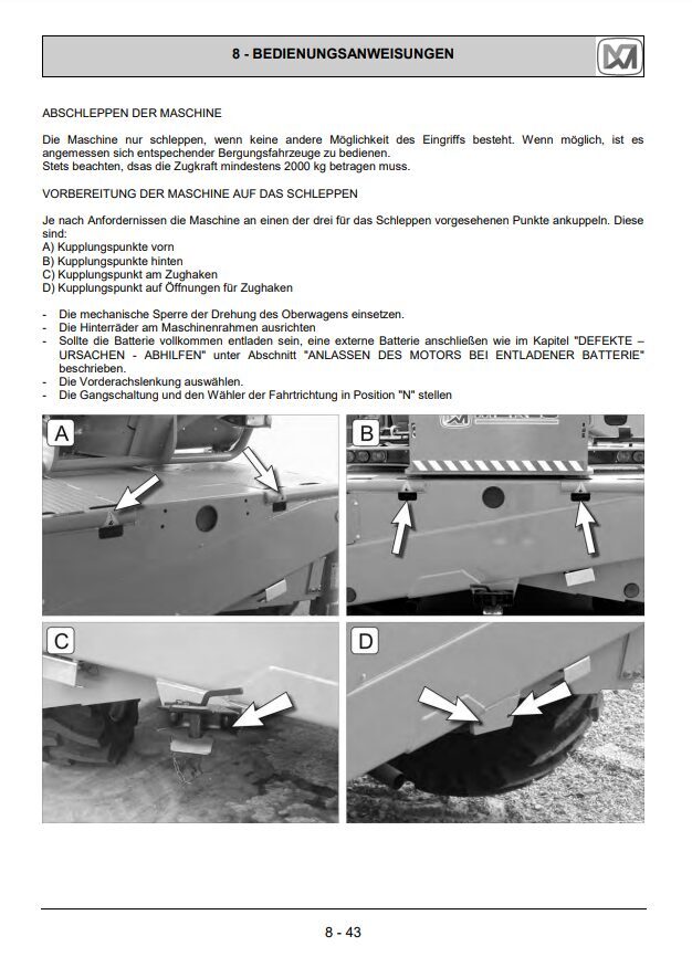 Merlo ROTO MCSS (R40.25 – R40.26 – R40.30 – R45.19 – R45.21, R50.16 – R60.24) Service Manual, Mechanic Manual, Hydraulic & Electrical Diagram DE [PDF]