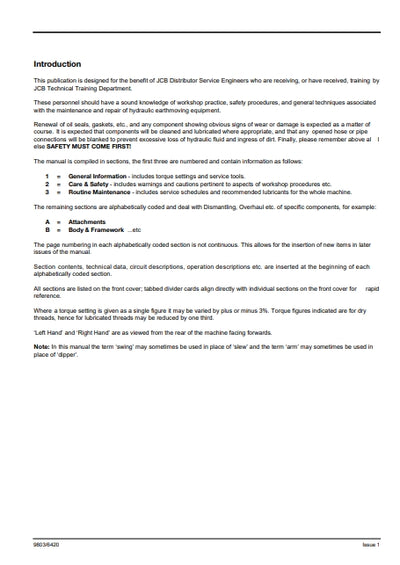 Service Manual JS330 JS450  JS460 500
