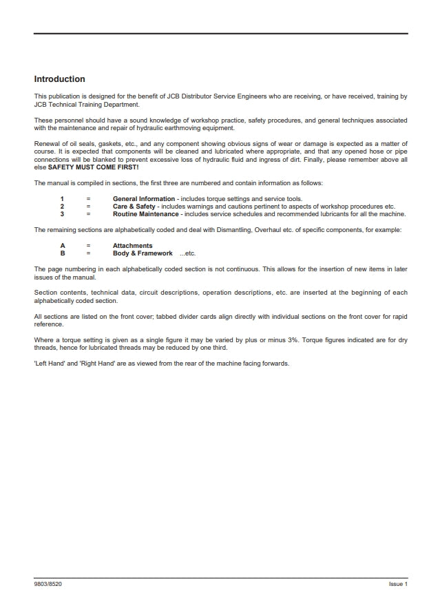 Service Manual ROBOT 185, 1105