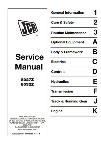 Service Manual 8027Z 8032Z