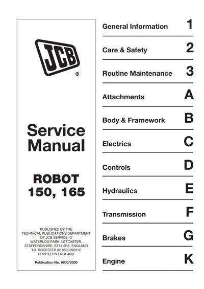 Service Manual ROBOT 150, 165