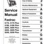 Service Manual Fastrac 3170, 3170 Plus 3190, 3190 Plus  3200, 3200 Plus 3220, 3220 Plus 3230, 3230 Plus