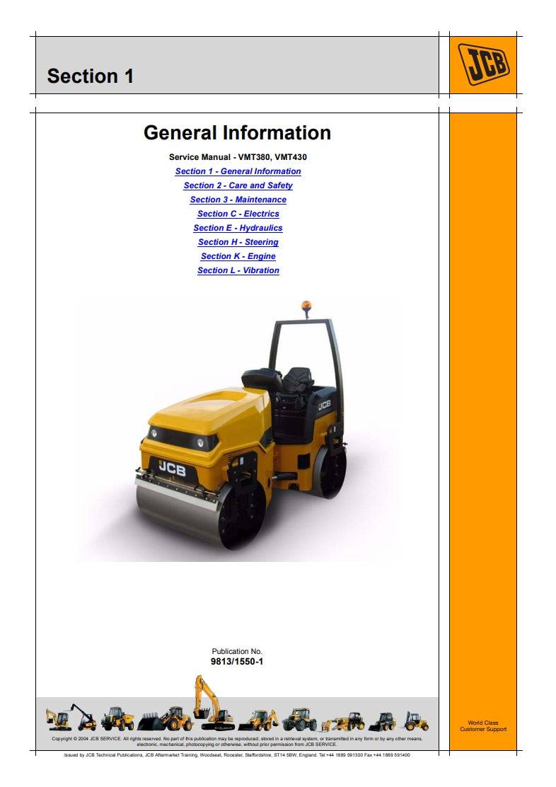 Service Manual VMT380, VMT430