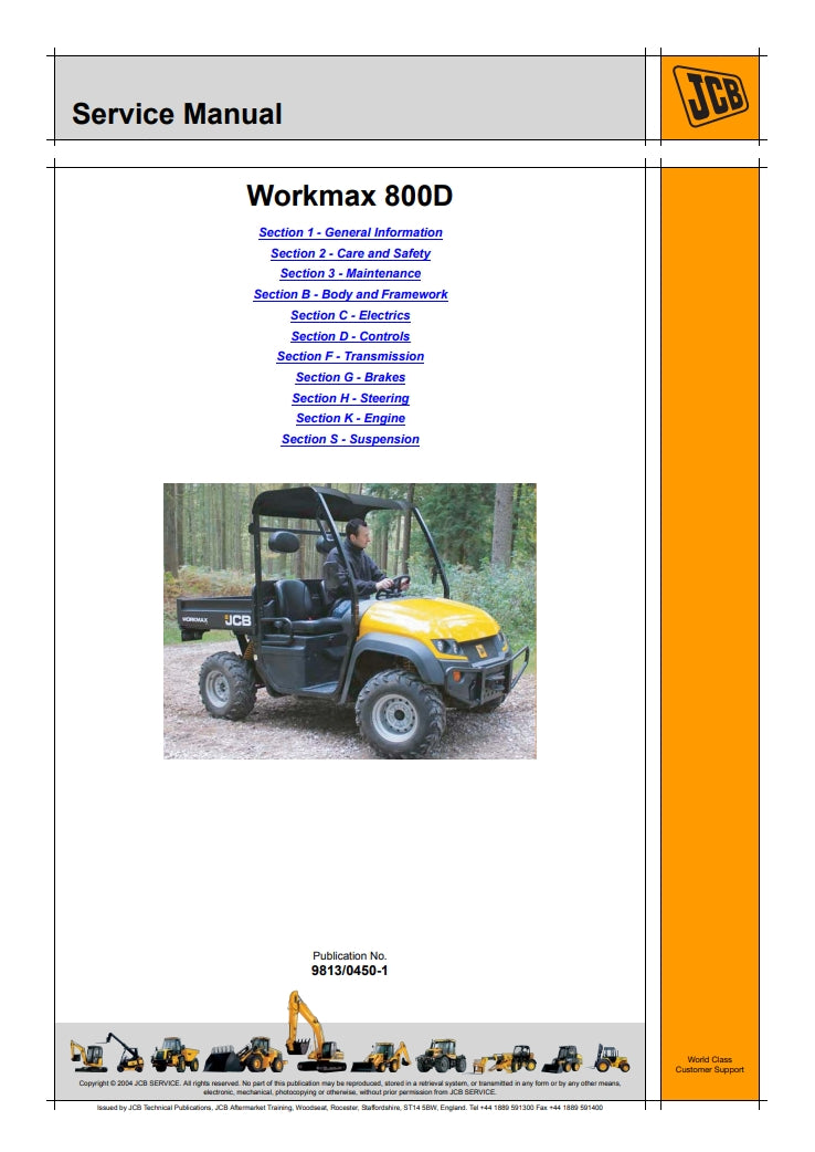 Service Manual Workmax 800D