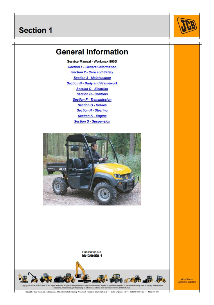 Service Manual Workmax 800D
