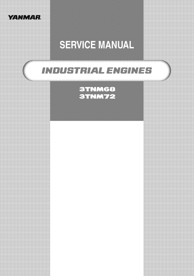 Service Manual Industrial Engine 3TNM68 3TNM72