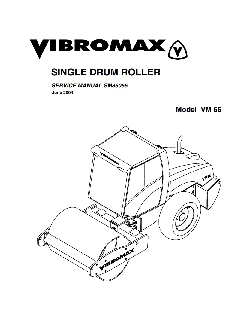 VIBROMAX SINGLE DRUM ROLLER