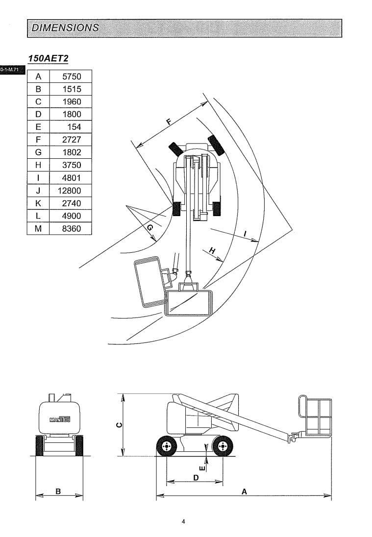 Manitou Access Platform 165 Atj 2