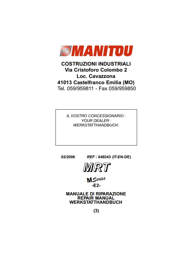 Manitou MRT 1432