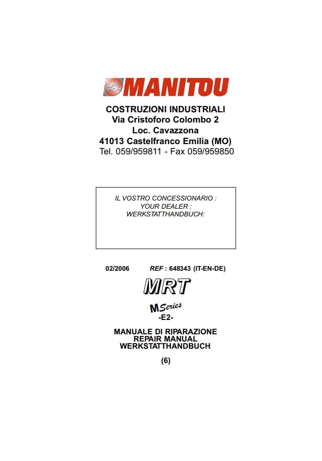 Manitou MRT 1432
