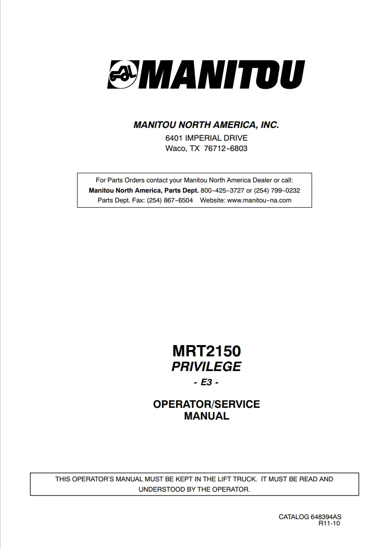 Manitou MRT 2150