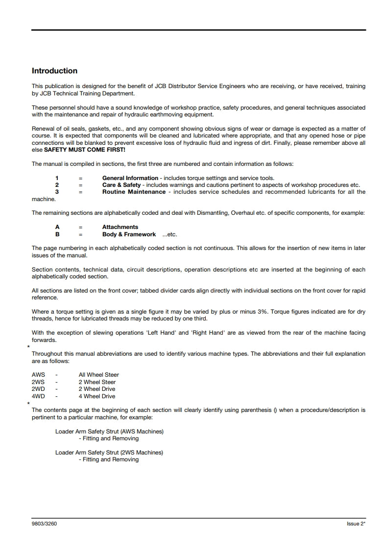 Service Manual 3CX, 4CX, & Variants