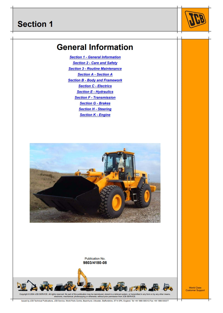 Service Manual Wheeled Loading Shovel - 446, 456