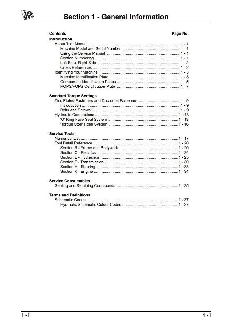 Service Manual-Rough Terrain Fork Lift